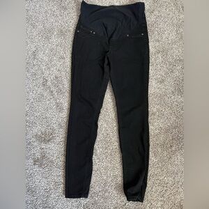 H&M Black Skinny Maternity Jeans with Belly Panel